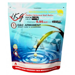 BILLES BIO 0.25G BLANCHES...