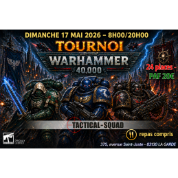Tournoi 40k du 17-05-2026